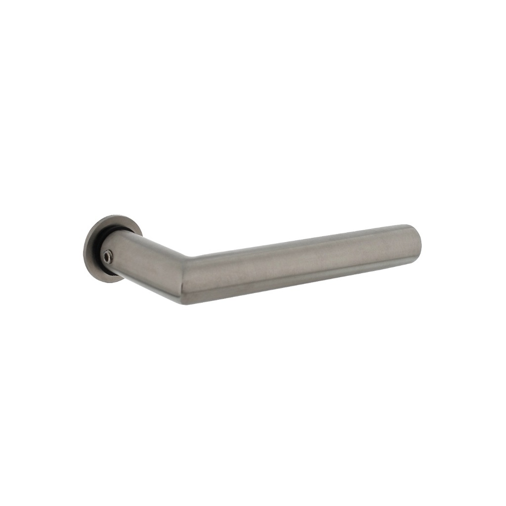 [0035.092002] INTERSTEEL JURA KRUKKENPAAR OP MINIMALISTISCHE ROZET (brushed stainless steel)
