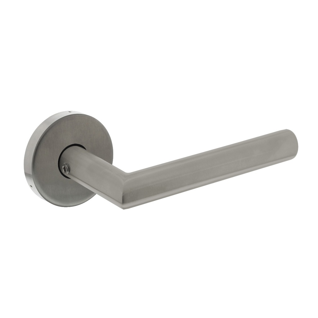 [0035.405710] INTERSTEEL JURA KRUKKENPAAR OP MASSIEVE ROZET (brushed stainless steel)
