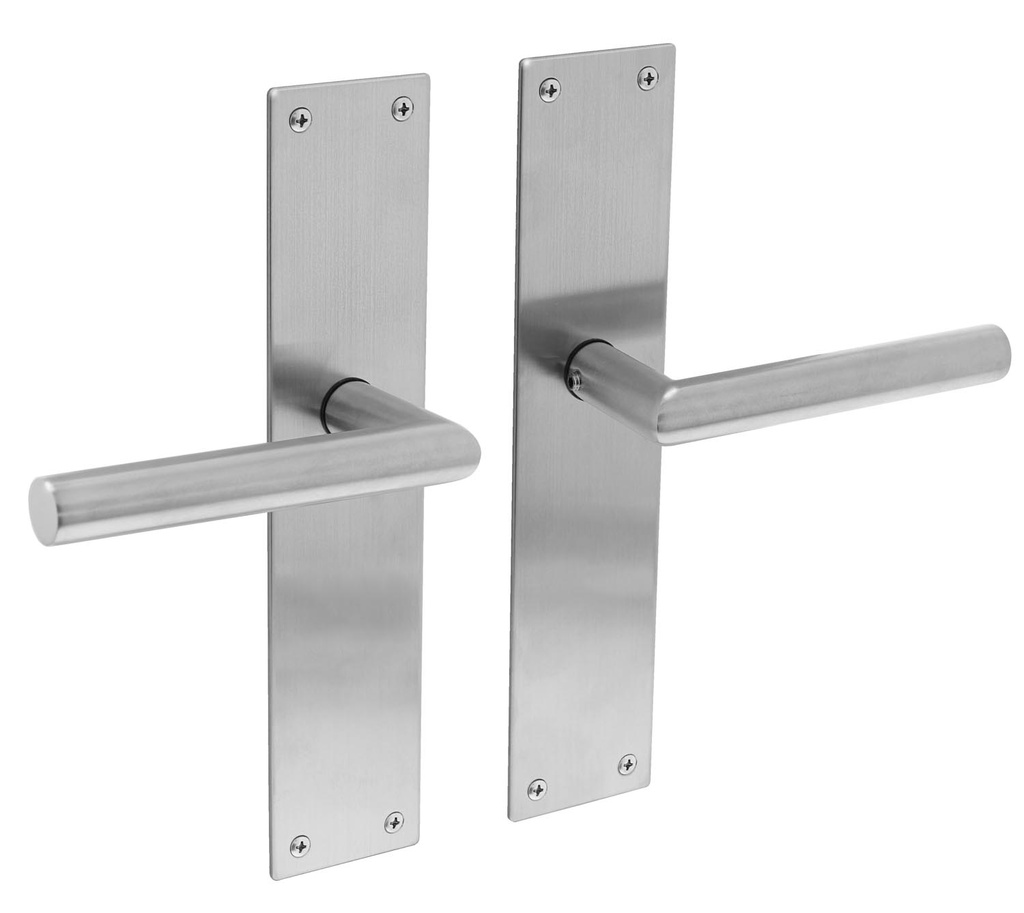 [0035.058311] INTERSTEEL JURA KRUKKENPAAR OP SCHILD BLIND (brushed stainless steel)