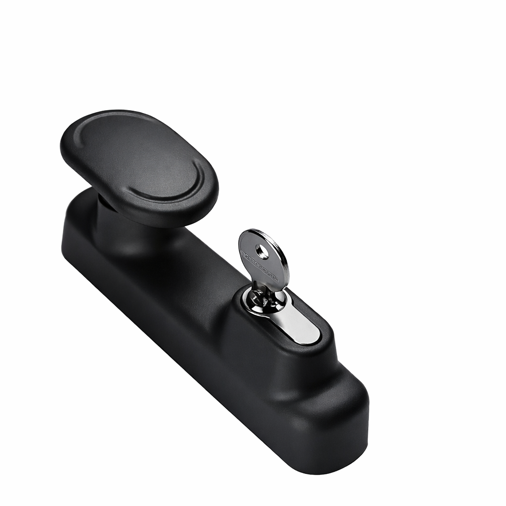 [8585A-37] FAPIM OLTRE: 8585A BUITENMODULE MET GREEP EN CILINDERVOORZIENING (Black matt RAL9005 (37))