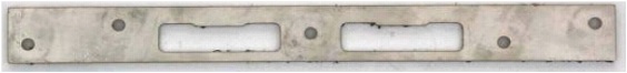 [E300203I] BESA SLUITPLAAT UNIVERSEEL INOX VOOR HOOFDSLOT (20)