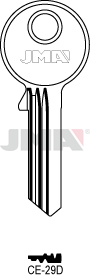 JMA BRUTE SLEUTEL PROFIEL CE-29D