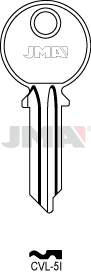 JMA BRUTE SLEUTEL PROFIEL CVL-5I