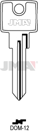 JMA BRUTE SLEUTEL PROFIEL DOM-12