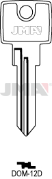 JMA BRUTE SLEUTEL PROFIEL DOM-12D