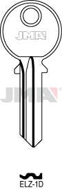 JMA BRUTE SLEUTEL PROFIEL ELZ-1D