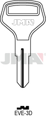 JMA BRUTE SLEUTEL PROFIEL EVE-3D