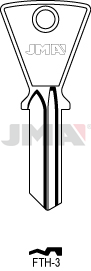 JMA BRUTE SLEUTEL PROFIEL FTH-3