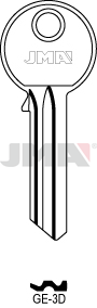 JMA BRUTE SLEUTEL PROFIEL GE-3D