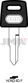 JMA BRUTE SLEUTEL PROFIEL HOND-4DP