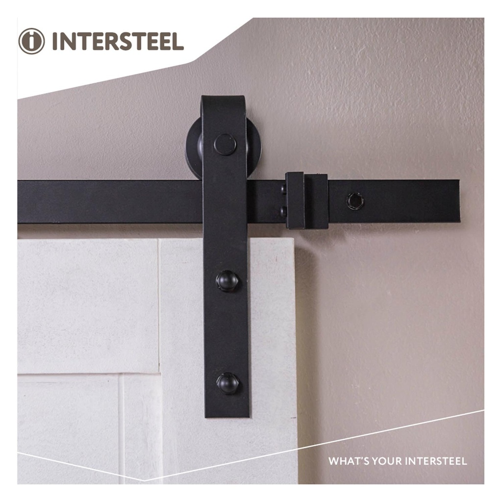 [0023.450101] INTERSTEEL BASIC SCHIEBETÜRSYSTEM (Vorderseite der Tür, Mattschwarz)