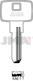 JMA BRUTE SLEUTEL PROFIEL KAE-1