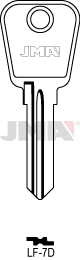 JMA BRUTE SLEUTEL PROFIEL LF-7D