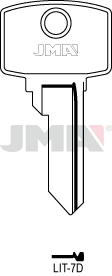 JMA BRUTE SLEUTEL PROFIEL LIT-7D