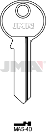 JMA BRUTE SLEUTEL PROFIEL MAS-4D