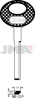 JMA BRUTE SLEUTEL PROFIEL ME-12P