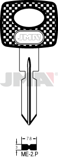 JMA BRUTE SLEUTEL PROFIEL ME-2P