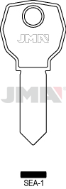 JMA BRUTE SLEUTEL PROFIEL SEA-1