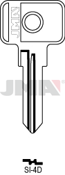 JMA BRUTE SLEUTEL PROFIEL SI-4D