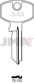 JMA BRUTE SLEUTEL PROFIEL TE-11D