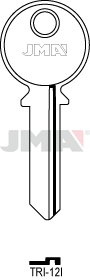 JMA BRUTE SLEUTEL PROFIEL TRI-12I