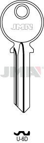 JMA BRUTE SLEUTEL PROFIEL U-6D