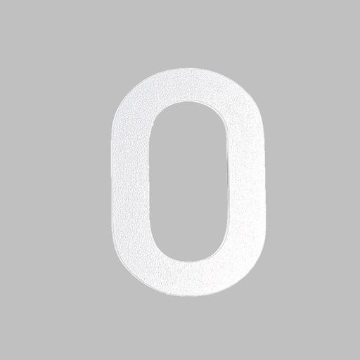 [FUJI-80-WIT-0] FUJI HUISNUMMER & -LETTER (80, Blanc, 0)