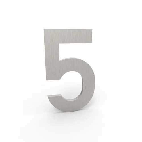 [5-I] ALBO HUISNUMMER & -LETTER (F1 - anodised, 5)