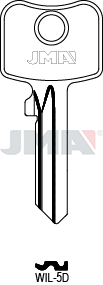 JMA BRUTE SLEUTEL PROFIEL WIL-5D