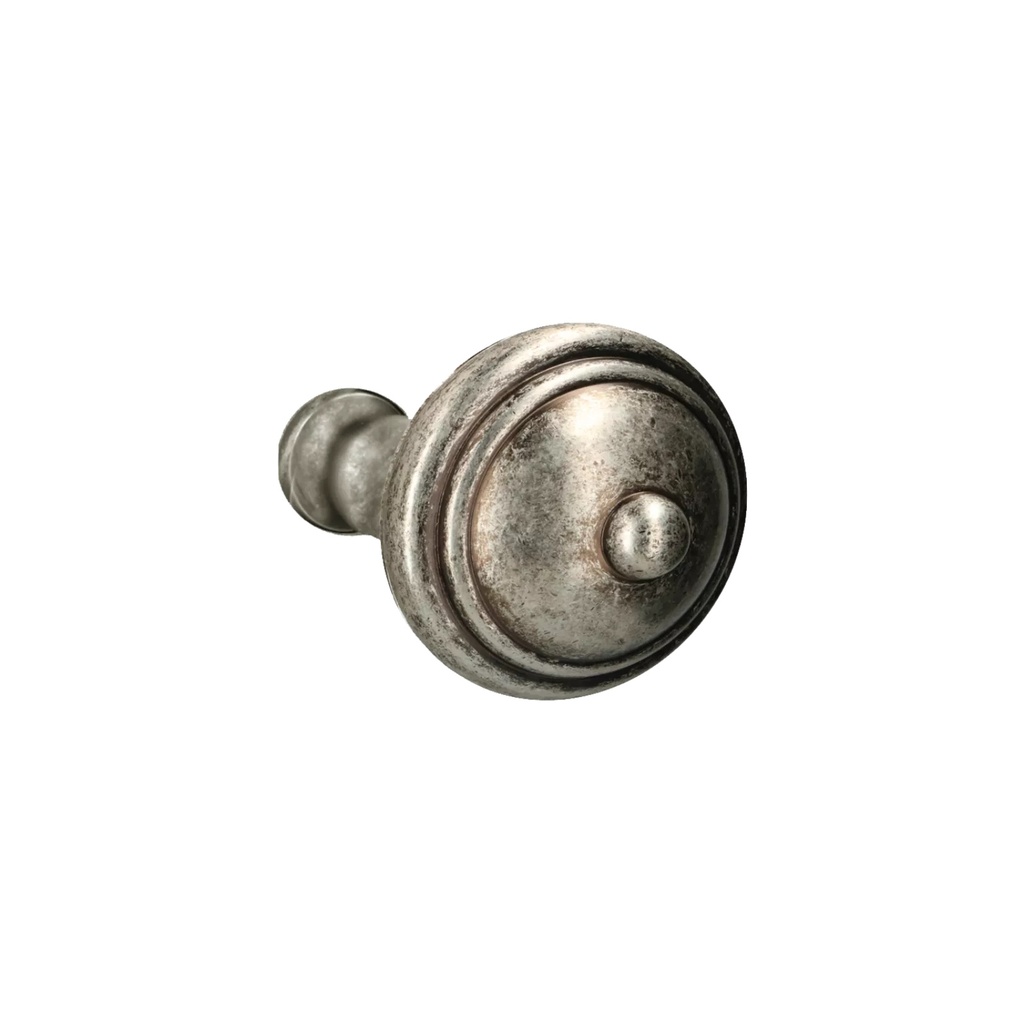 [323-D0-96-01] QUINCALUX VOORDEURKNOP 323-D0 WEGGEZET (Tin)