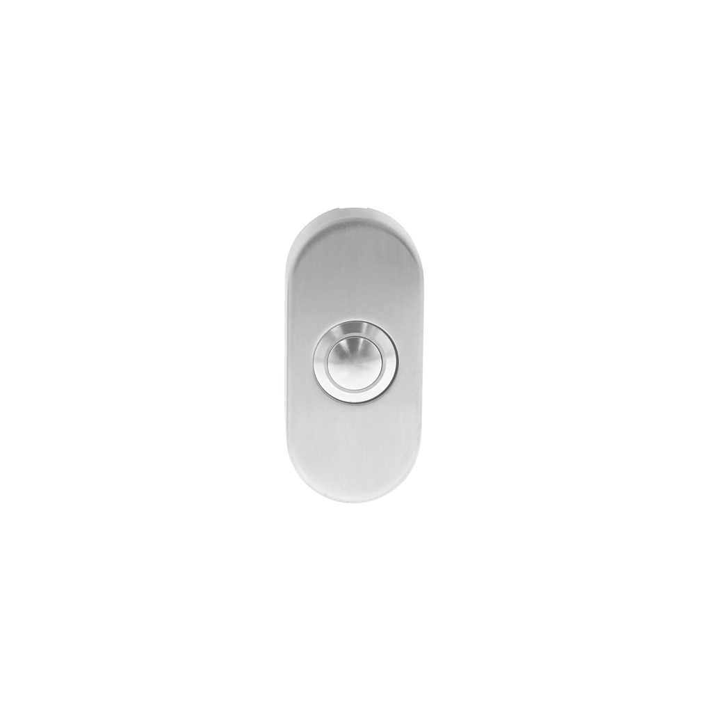 [0035.399026] INTERSTEEL DEURBEL OVAAL (Stainless steel / Inox)