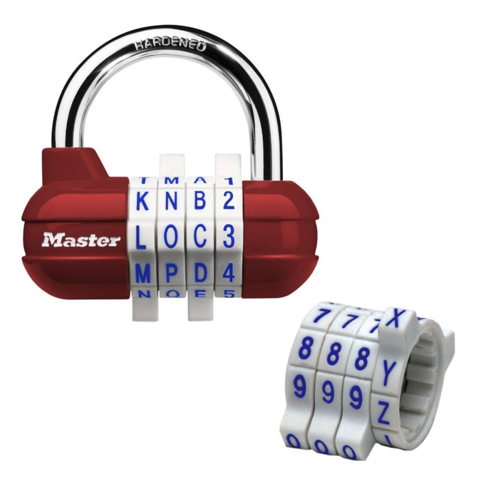 [1534EURD-R] MASTER LOCK PRO SPORT COMBI (Red)