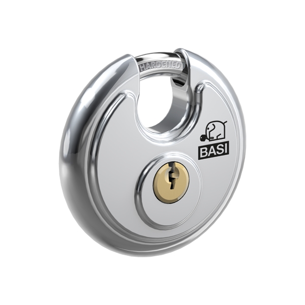 [6100-7000] BASI RVS 610 ROND Ø70 DISCUS HANGSLOT (Clé de fermeture différente (CD))