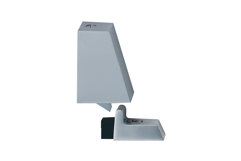 [1013.02] KWS 1013 DOOR HOLDER WITH PLASTIC LATCH (Silver lacquered)