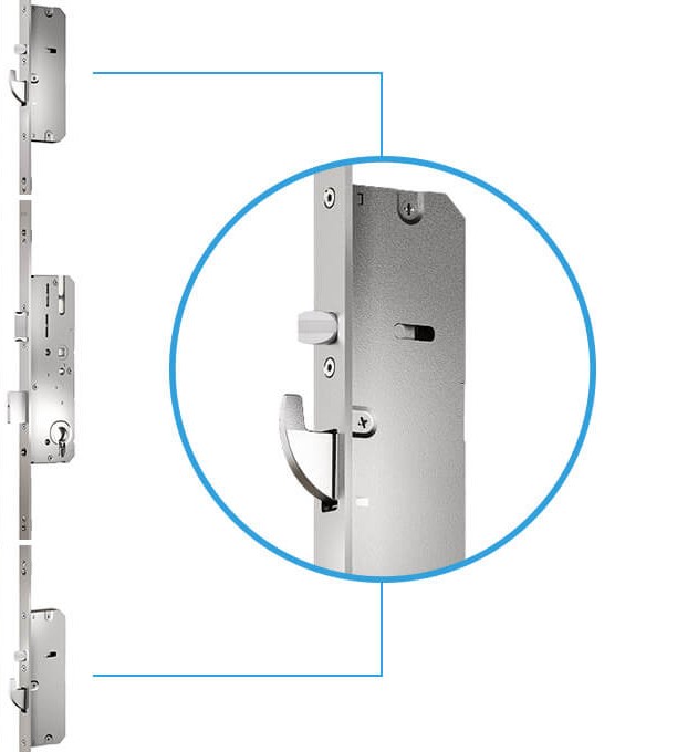 [3477604] KFV REEKS AS/BS 2750 MEERPUNTSLOT MET DAGSCHOOT-HAAK COMBINATIE (35, Flat 16, Galvanised, B001)