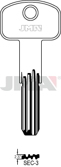 JMA BRUTE SLEUTEL PROFIEL (SEC-3)