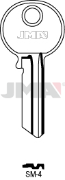 JMA BRUTE SLEUTEL PROFIEL SM-4