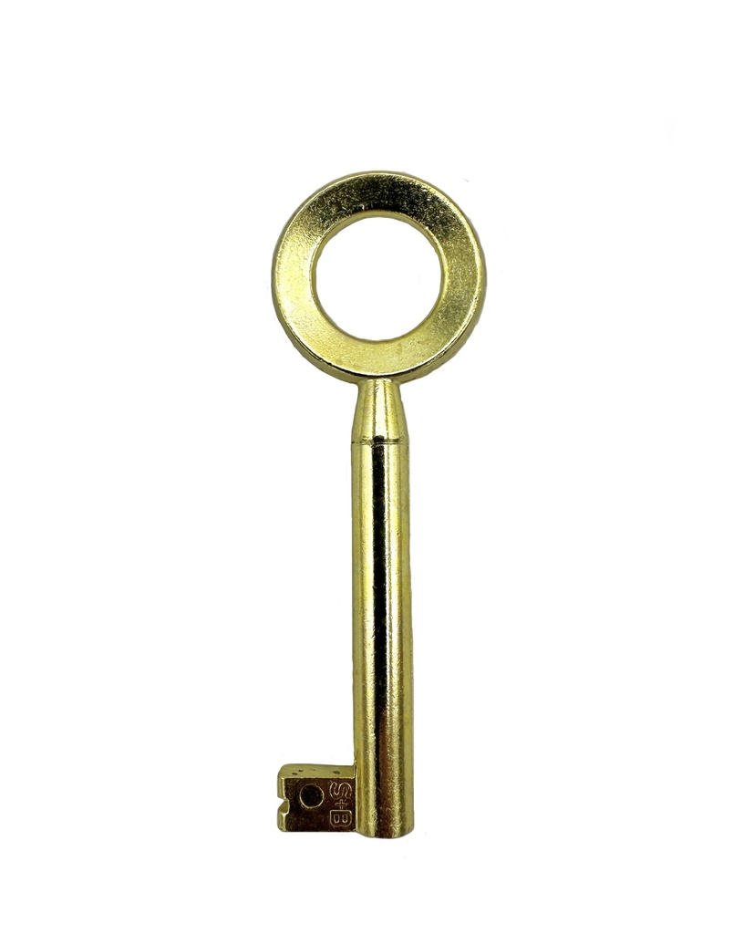 [031240023686] JUNIE MEUBELSLEUTEL NR 312 (Brass, 8x6)