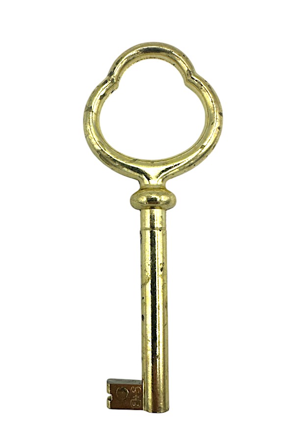 [052045023686] JUNIE MEUBELSLEUTEL NR 520 (Brass, 8x6)