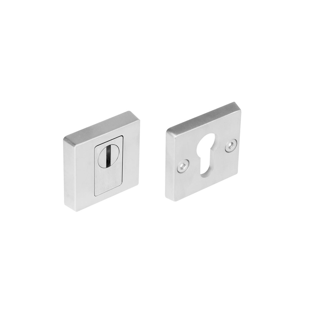 [0035.375570] INTERSTEEL VEILIGHEIDSROZET MET KERNTREKBEVEILIGING VIERKANT (brushed stainless steel)