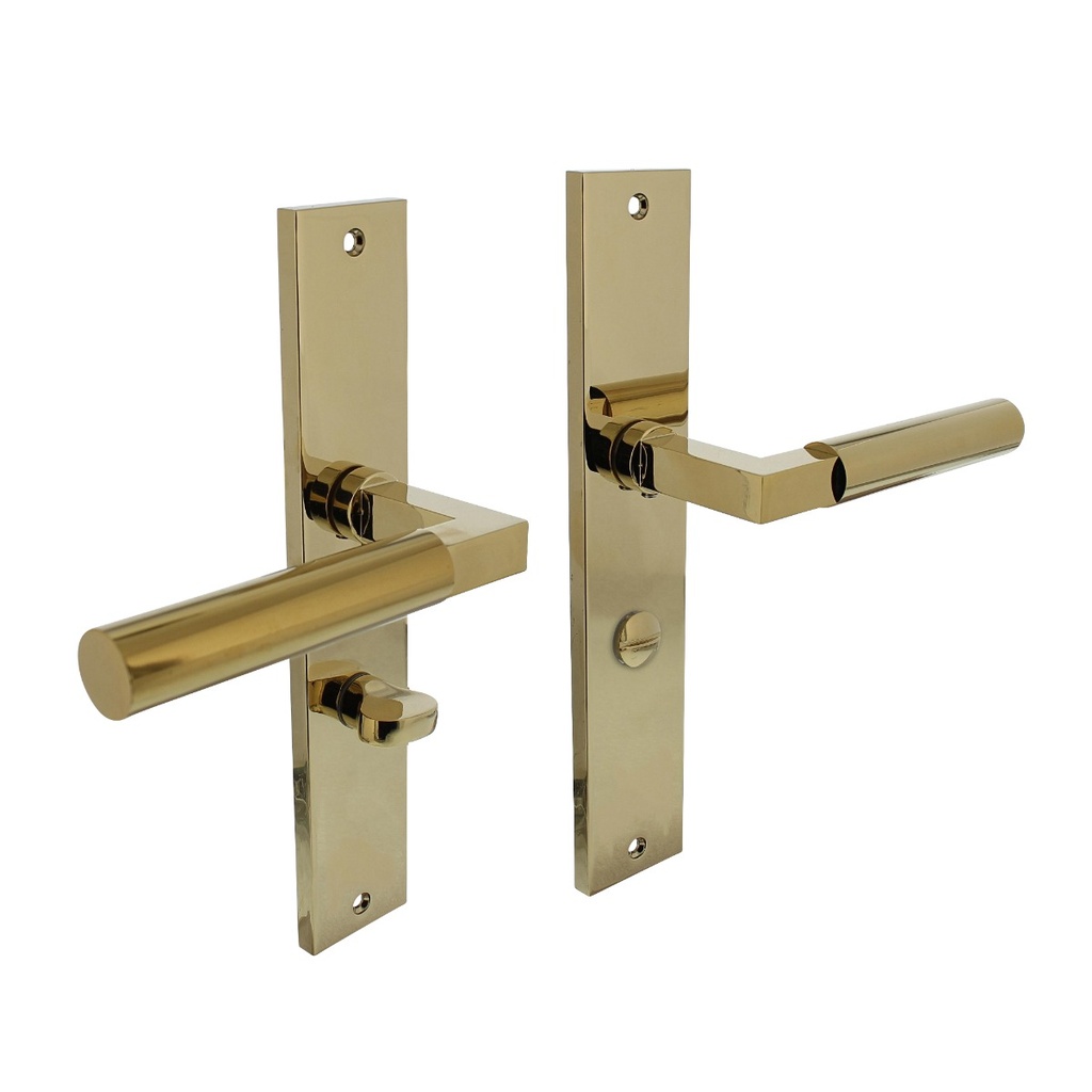[0013.174265] INTERSTEEL DEURKRUK BAU-STIL OP SCHILD WC (Brass titanium PVD)