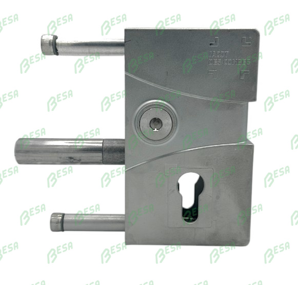 JACOT DES COMBES 106-S POORTSLOT MET PROFIELCILINDER ZONDER KRUK VOOR ROND PROFIEL