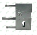 JACOT DES COMBES 106-S DOOR LOCK WITH PROFILE CYLINDER, WITHOUT HANDLE, FOR ROUND PROFILE