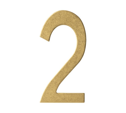 [0011.402042] INTERSTEEL HOUSE NUMBER (Messing getrommeld, 2)