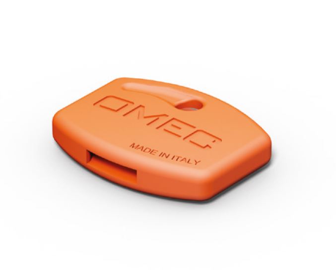 [02040 A] OMEC OTTOO SLEUTELKAPJES - 50 STUKS (Oranje)