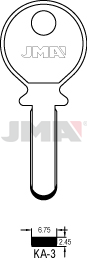 JMA BRUTE SLEUTEL PROFIEL KA-3
