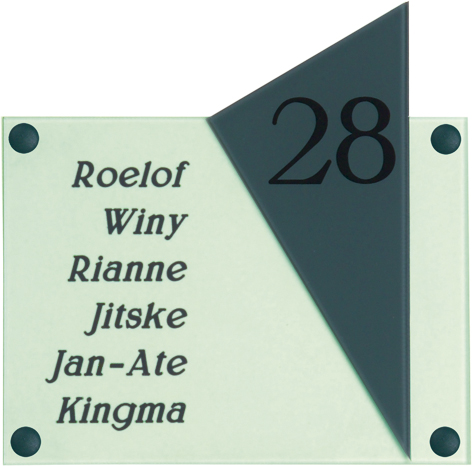 PLAQUE PERSONNALISÉE EN GRAVOGLAS