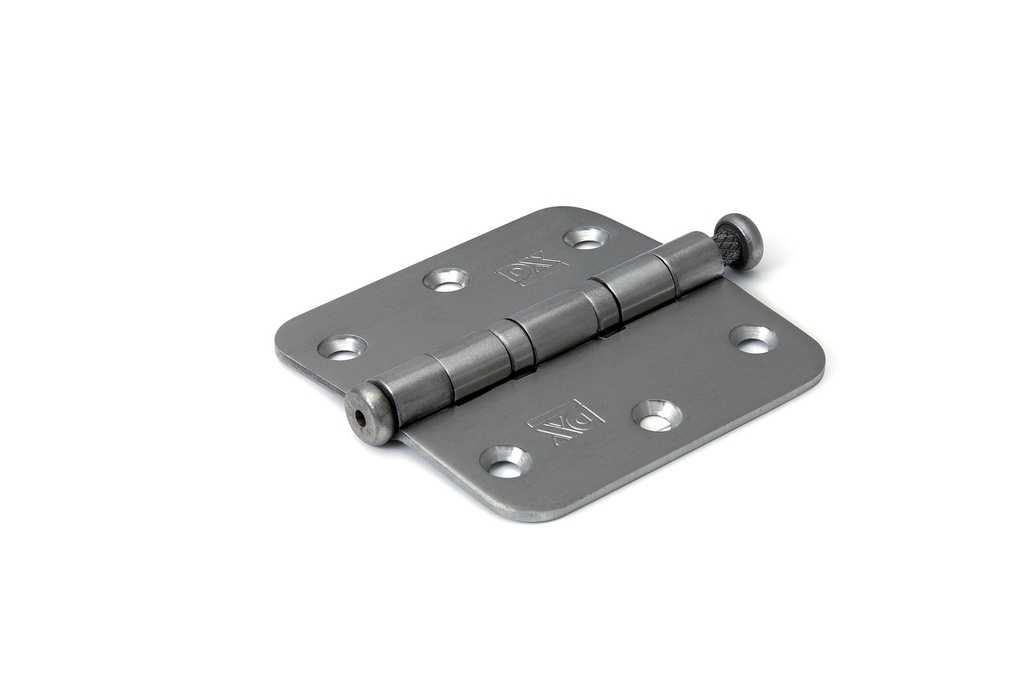 [6730.133.7676] DULIMEX KOGELLAGERSCHARNIER RVS (76x76, Rounded corners, brushed stainless steel)
