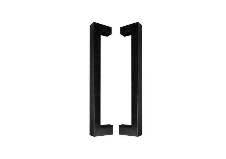 U90°K 01 ⧄ 40/40 ALUMINIUM DOOR HANDLE - pair