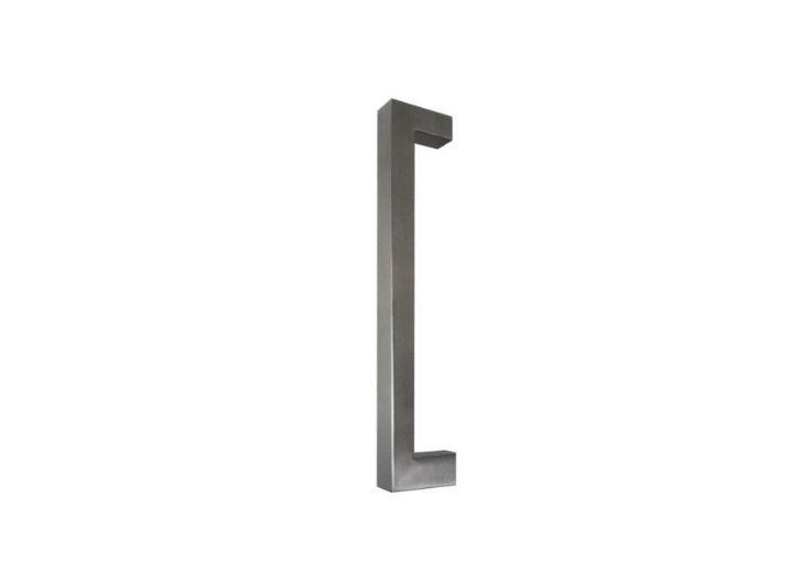 POIGNÉE DE PORTE EN ACIER INOXYDABLE MODÈLE U90°K 01 ⧄ 40/40 - pièce